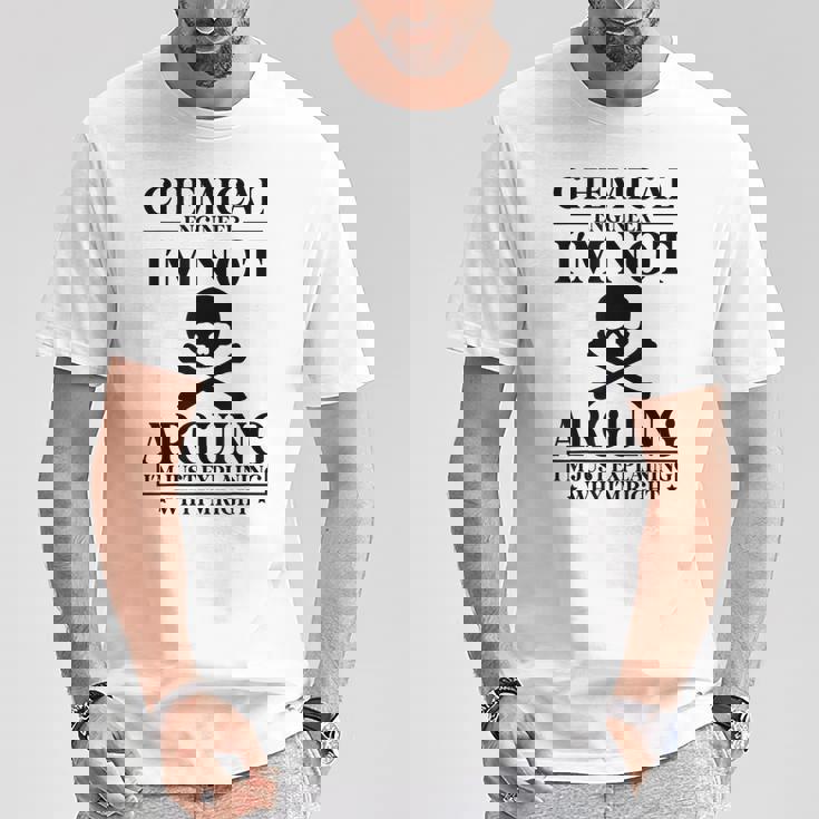 Ingeniero Químico Ingeniería En Ciencias Camiseta unisex Regalos divertidos