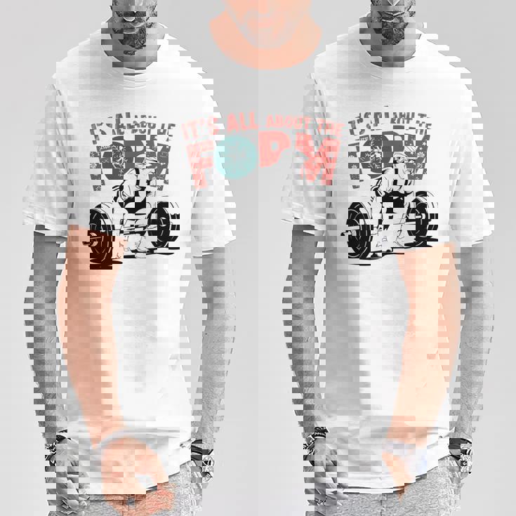 It's All About The Form デッドリフティング トランプ ワークアウト ジム 面白い 長袖tシャツ Tシャツ 面白い贈り物