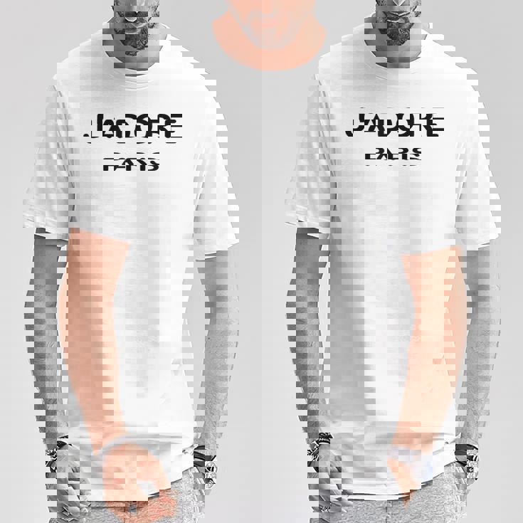 J'adore Paris、J'adore Paris、フランス フランスの都市 Tシャツ 面白い贈り物