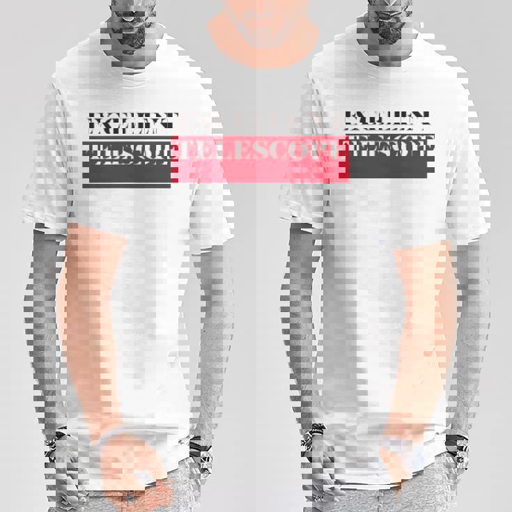 Kenko エクセレントテレスコープ 90年代復刻デザイン 両面デザイン淡色ボディ Tシャツ 面白い贈り物