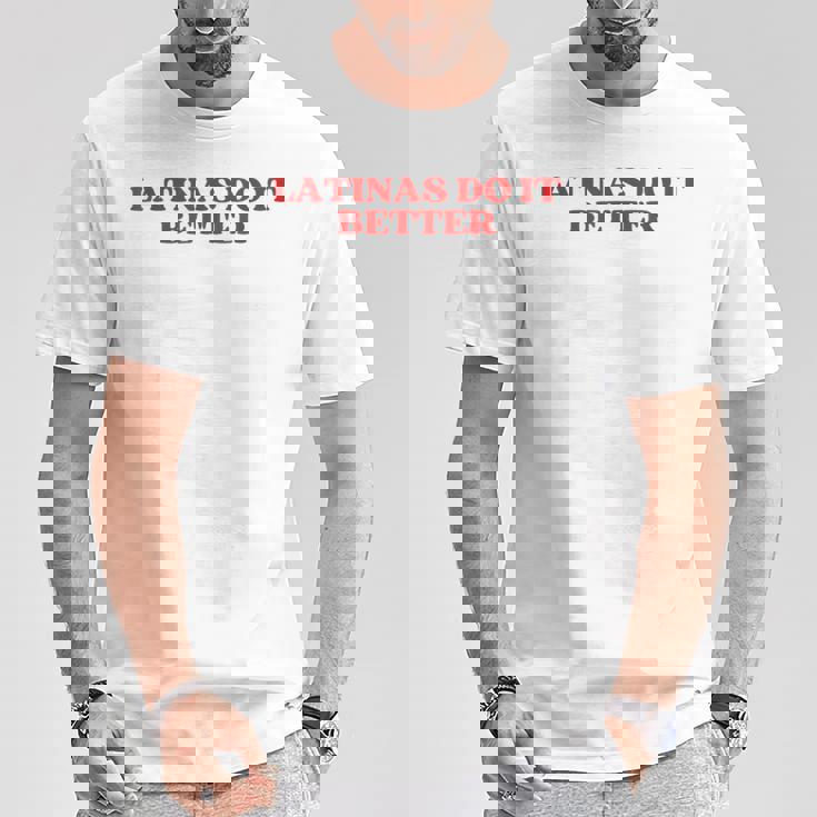 Latinas Do It Better Y2k Aesthetic Tシャツ 面白い贈り物