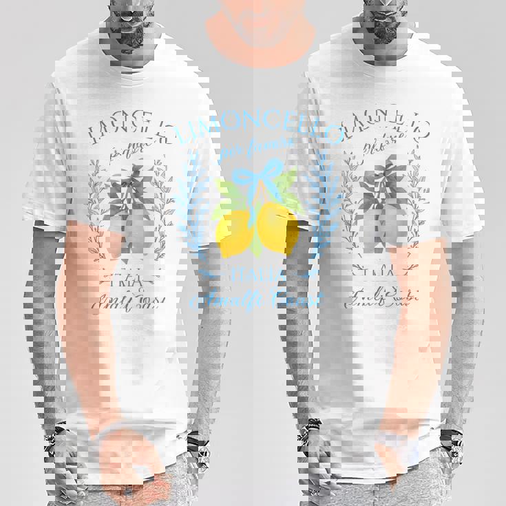 Limoncello Per Favore レモン 夏 イタリア Tシャツ 面白い贈り物