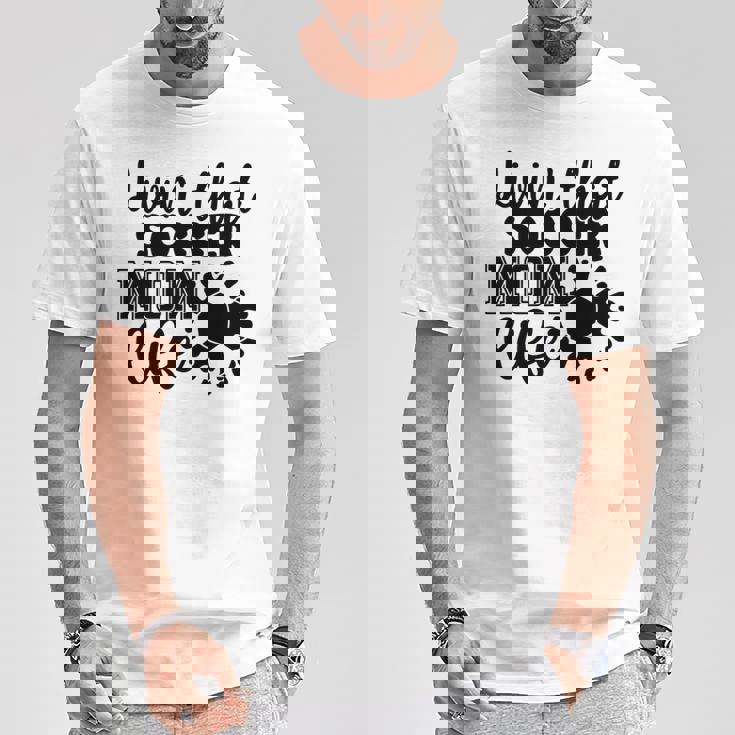 Livin' Thatoccer Mom Life ファニースポーツ 母の日 長袖tシャツ Tシャツ 面白い贈り物