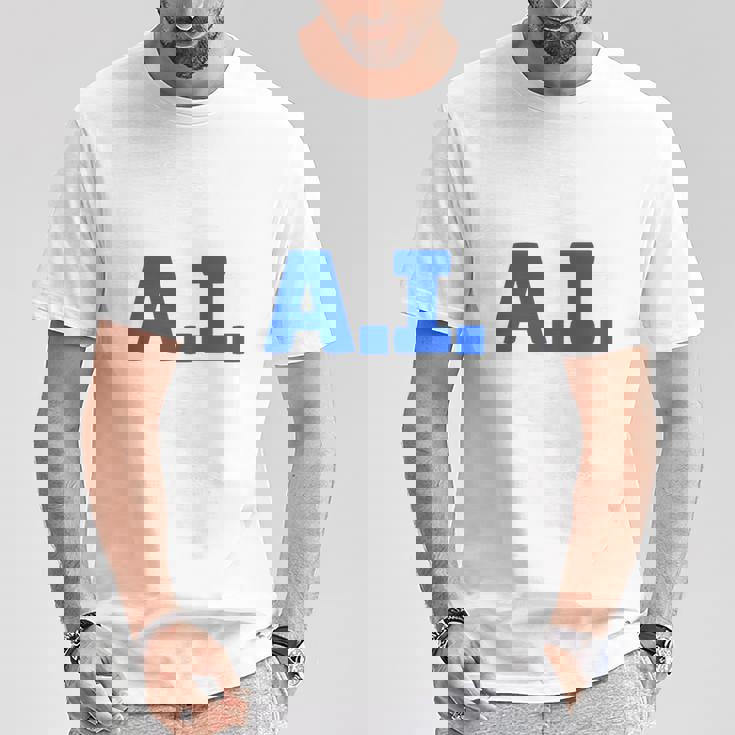 I Love AI 人工知能 長袖tシャツ Tシャツ 面白い贈り物