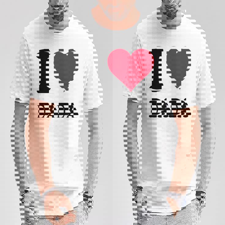 I Love Dada Tシャツ 面白い贈り物