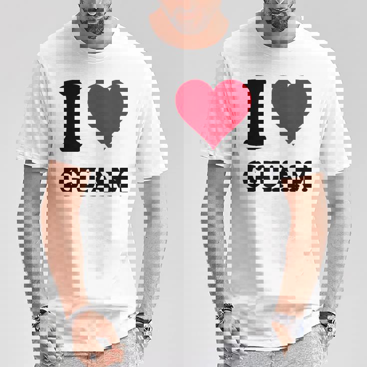 I Love Guam Tシャツ 面白い贈り物