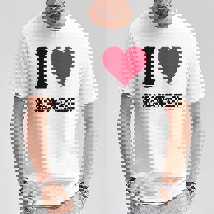 I Love Hawaii Tシャツ 面白い贈り物