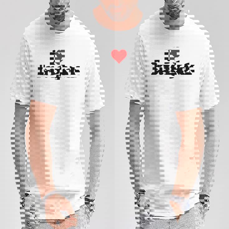 I Love Heart Bangkok タイ Bk Bkk Tシャツ 面白い贈り物