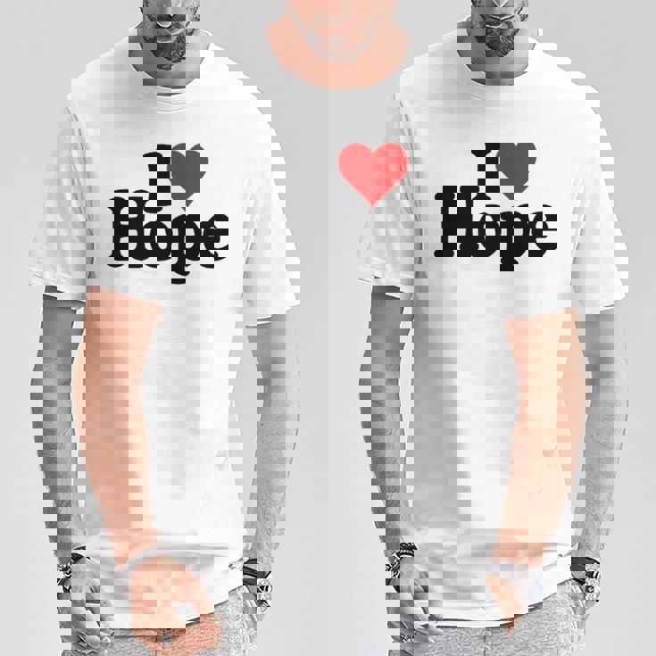 I Love Heart Hope Namee On A Tシャツ 面白い贈り物