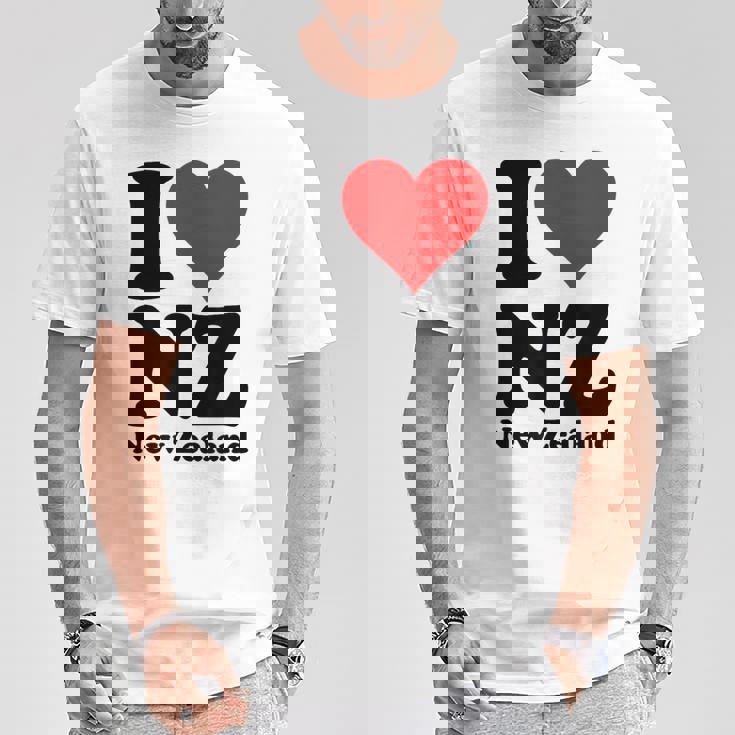 I Love Heart ニュージーランド Nz キウイマオリ文化 Tシャツ 面白い贈り物