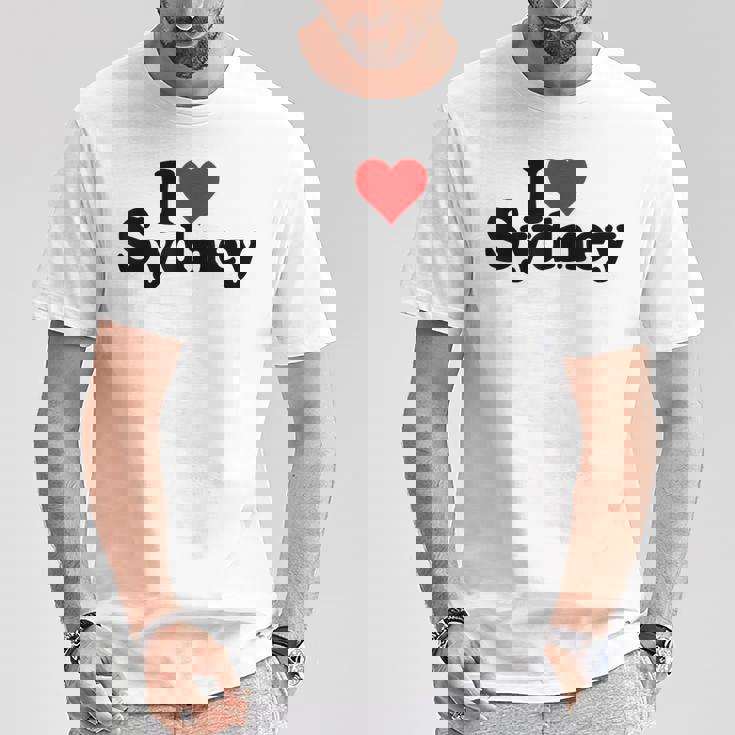 I Love Heartydneyyd Namee Australia Tシャツ 面白い贈り物
