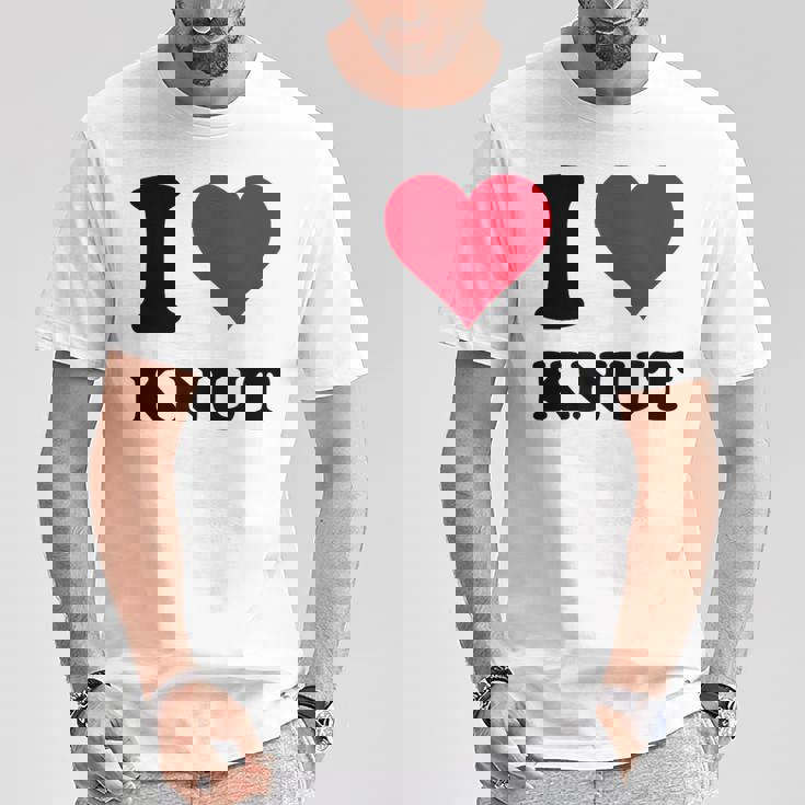 I Love Knut Tシャツ 面白い贈り物