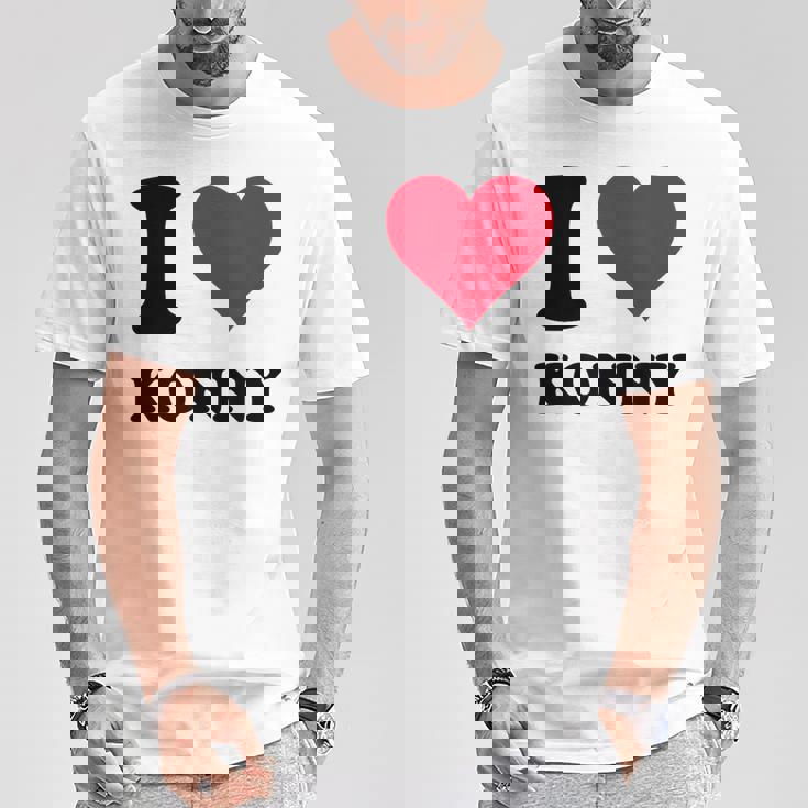 I Love Konny Tシャツ 面白い贈り物