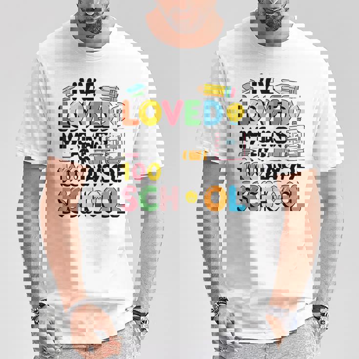I Love Love My Class For 100 Days Ofchool 100Th Tシャツ 面白い贈り物