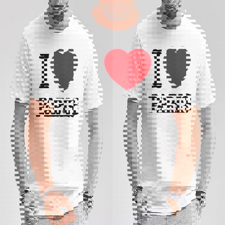 I Love Paris Graphic Novelty & Cool s Tシャツ 面白い贈り物
