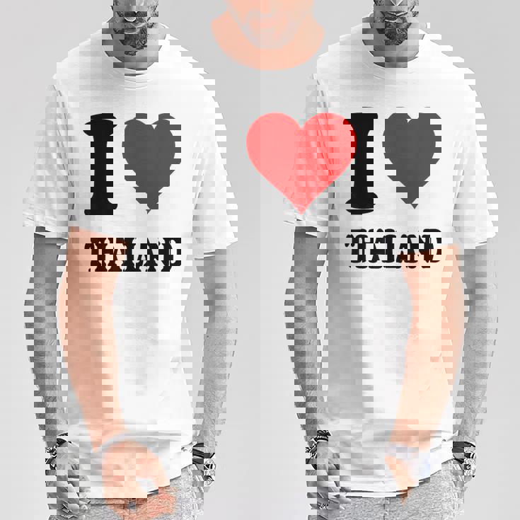 I Love Thailand Tシャツ 面白い贈り物