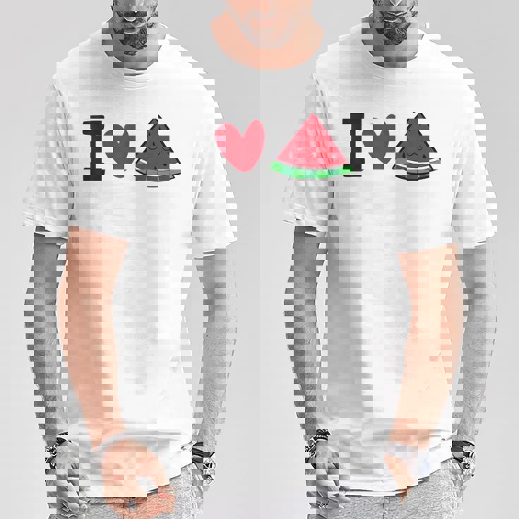 I Loveandíaerano Frutaandía Camiseta unisex Regalos divertidos