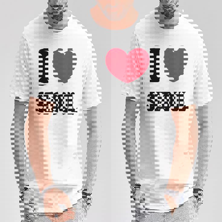 I Loveeoul アイ・ラブ・ソウル Tシャツ 面白い贈り物