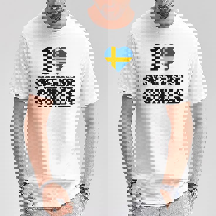 I Lovewedish Girls Tシャツ 面白い贈り物