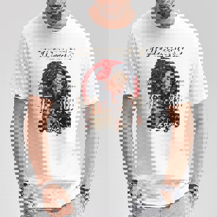 Lucifer's スーパーホットロッド ピンナップガール ロカビリー ガレージ レトロ Tシャツ 面白い贈り物