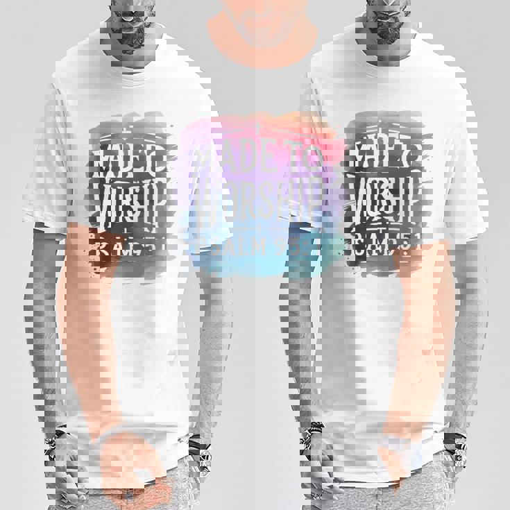 Made To Worship シャツ 礼拝シャツ メンズ & レディース God Tシャツ 面白い贈り物