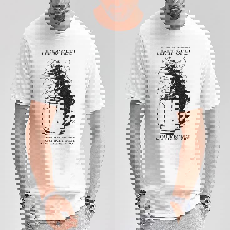 Magic Coffee Cat 面白い猫 Tシャツ 面白い贈り物