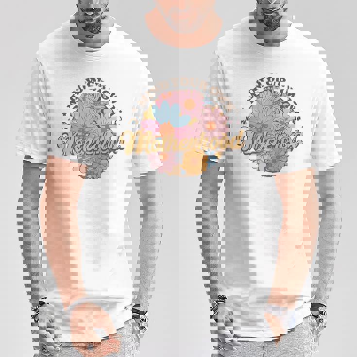 Mind Your Own Motherhood Best Mom Ever Best 母の日 長袖tシャツ Tシャツ 面白い贈り物