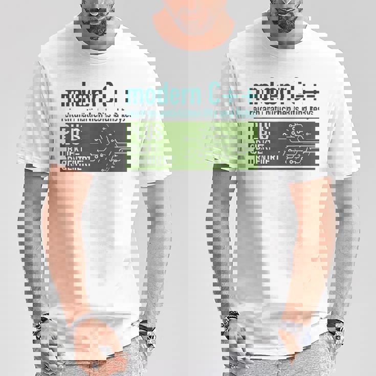 Modern C リッチなナチュラルビットとバイトプログラミング Tシャツ 面白い贈り物