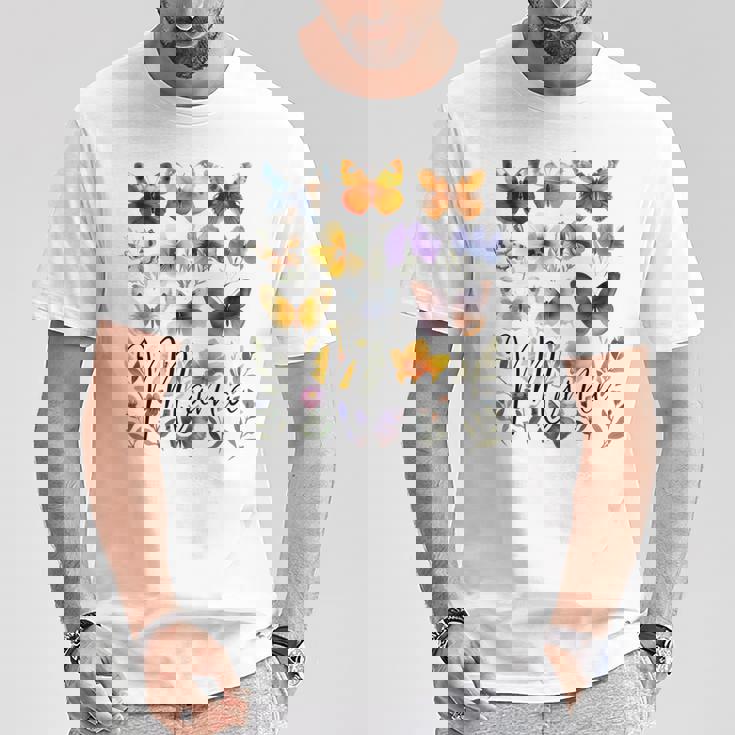 Mommy Mama バタフライ フローラル 夏 母の日 グラフィック ママ 長袖tシャツ Tシャツ 面白い贈り物