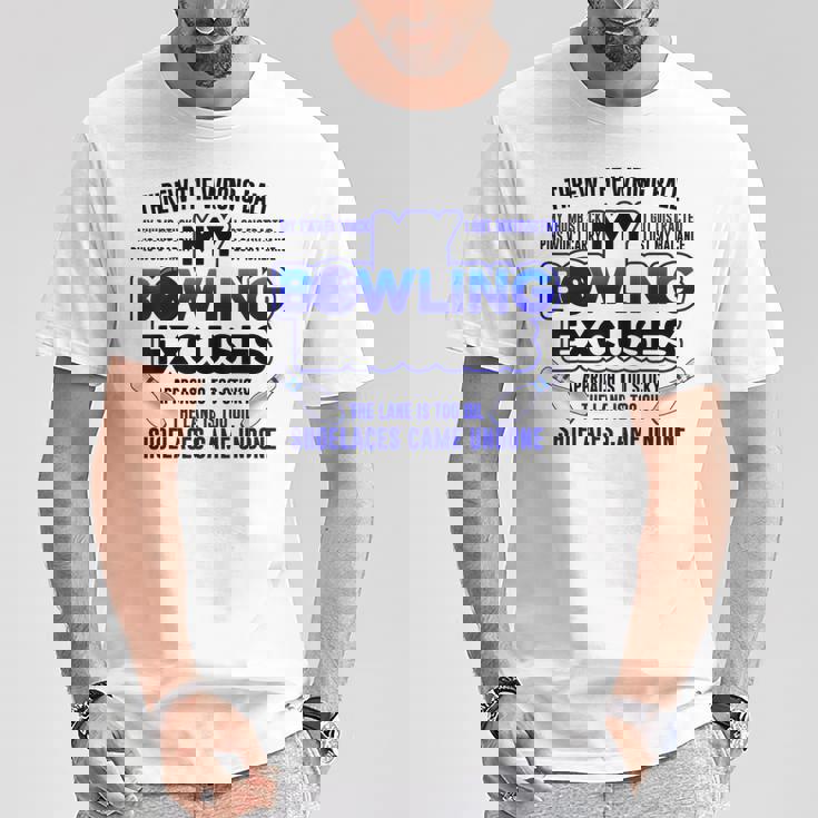 My Bowling 言い訳 おもしろボーリングギフト Tシャツ 面白い贈り物