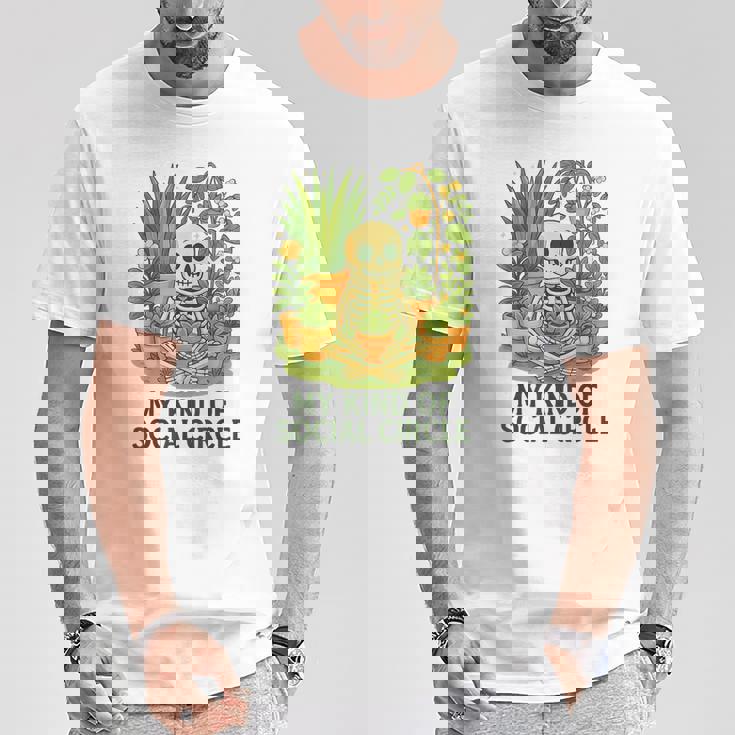 My Kind Ofocial Circle Plantkeleton ユーモア Tシャツ 面白い贈り物
