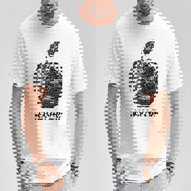 New York City The Big Apple Graphic New York City Tシャツ 面白い贈り物