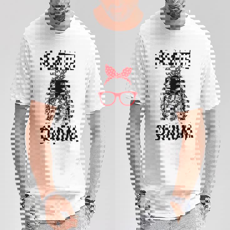 Newfie Grandma Newfoundland Dog Nana Mother's Day T-Shirt Unique Gifts