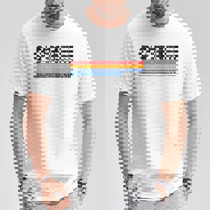 O'neill Ne Hometown Pride Retro 70年代80年代スタイル Tシャツ 面白い贈り物