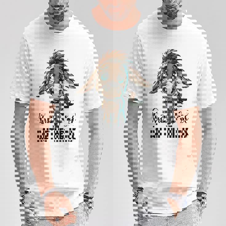 Ohne Esel Läuft Hier Nix ロバ 牧場 農業 ロバ Tシャツ 面白い贈り物