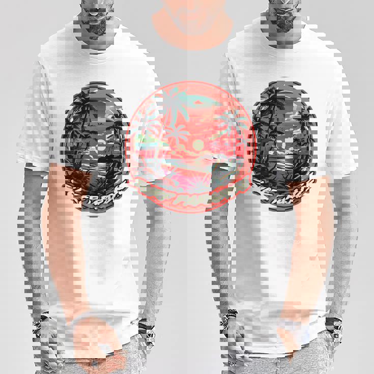 バックプリント Onlyurf Paradise クール サーファー ビーチ オーシャン Tシャツ 面白い贈り物