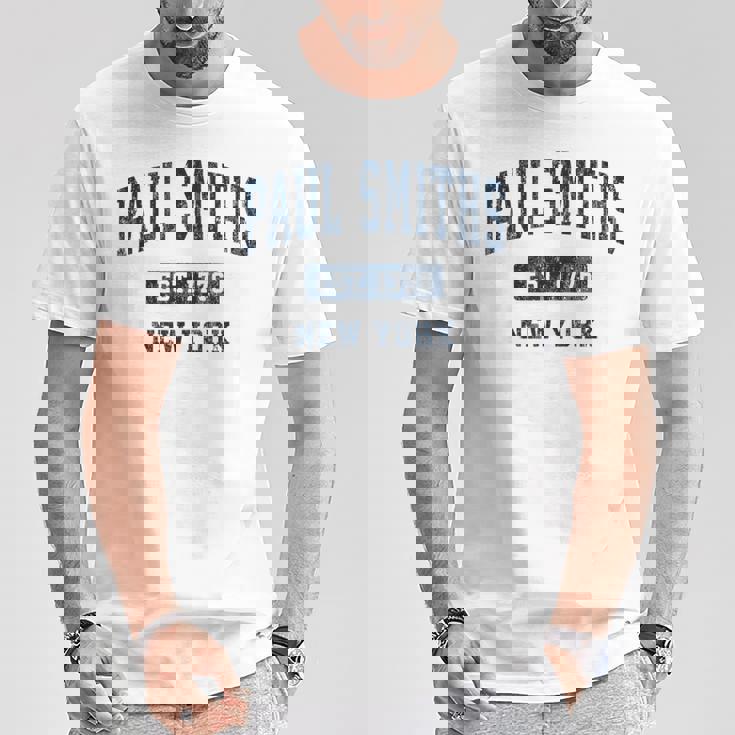 Paulmiths New York Ny ビンテージ アスレチック スポーツデザイン Tシャツ 面白い贈り物