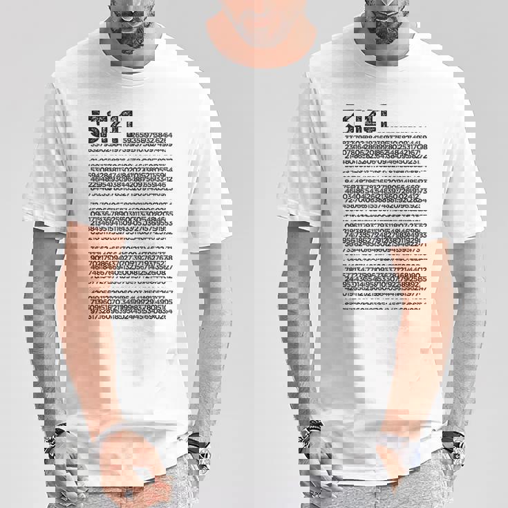 Pi 314 Pi 数字記号 数学 科学ギフト Tシャツ 面白い贈り物