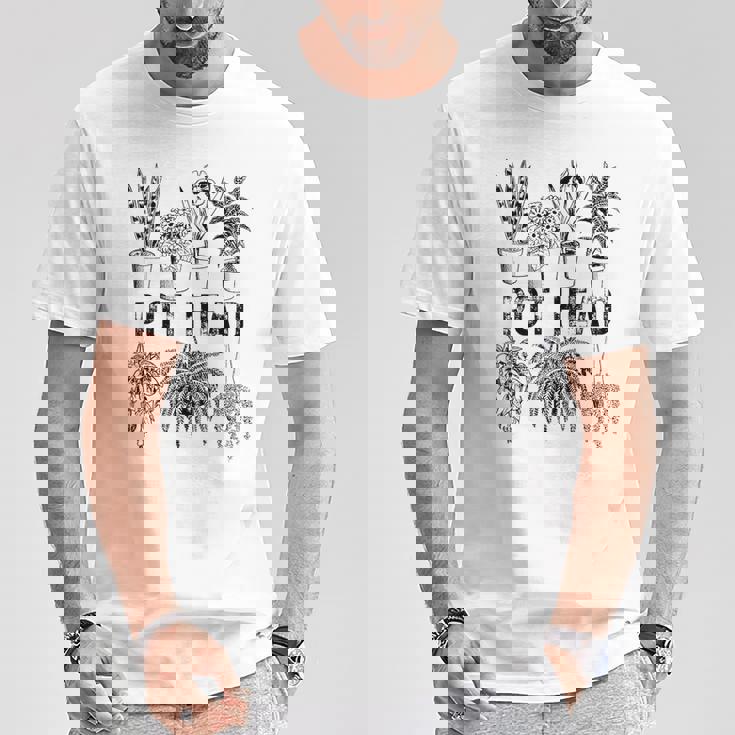Pot Head 観葉植物 庭師 面白い 観葉植物 Tシャツ 面白い贈り物