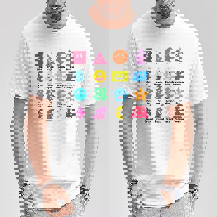 Pre-K Teachershape Learning 教育者向け 算数の日 Tシャツ 面白い贈り物