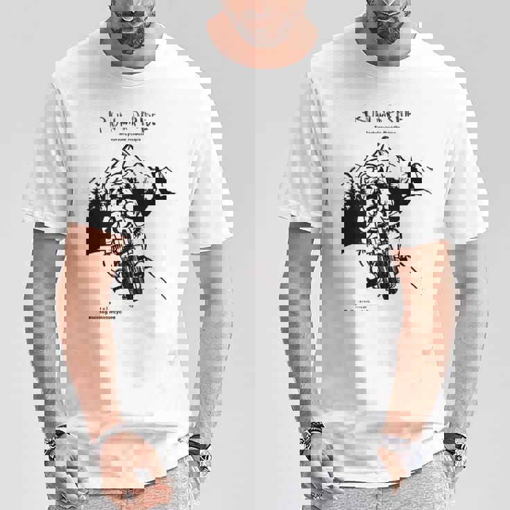 Run With Pride ハーレーブルドッグ Tシャツ 面白い贈り物