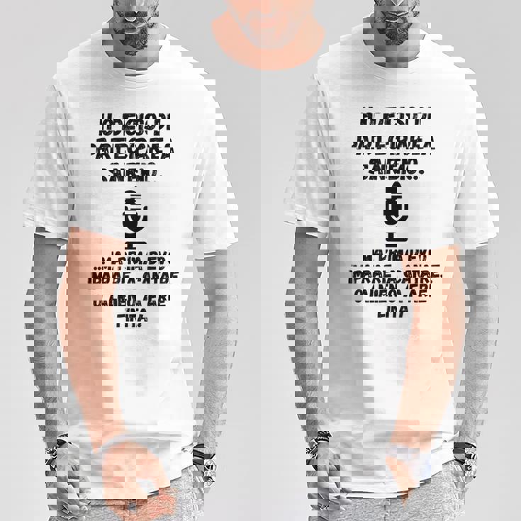 Sanremo 2025 Expression シャツ Tシャツ 面白い贈り物