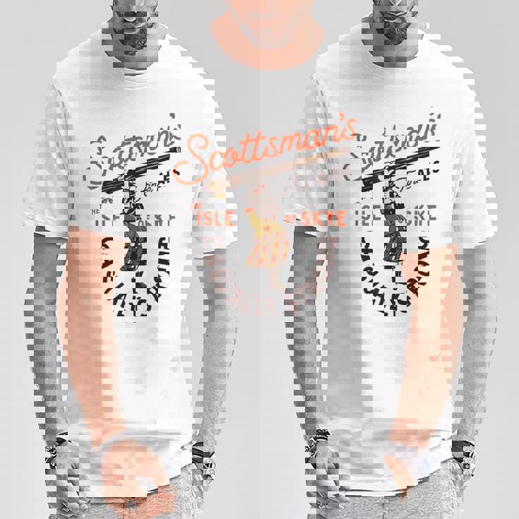 Scottsman's Isle Ofkyecotland Fine Ales Tシャツ 面白い贈り物
