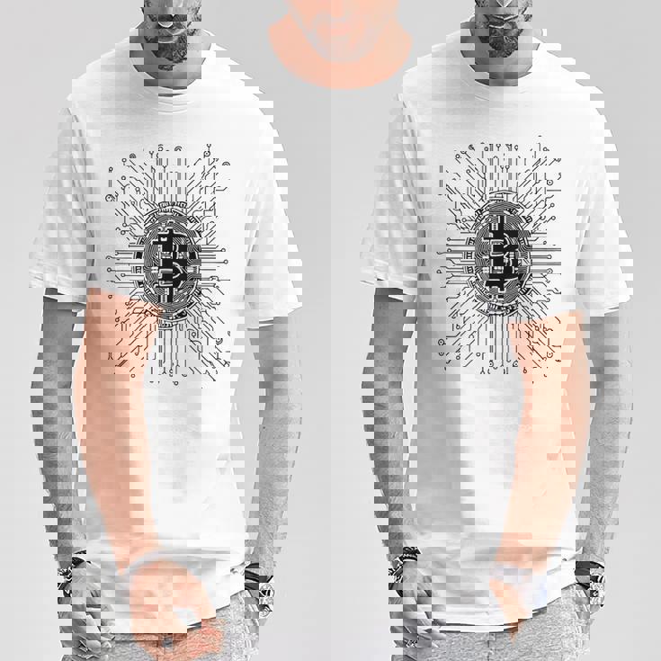 Snirt ビットコイン モチーフ ビットコイン ビットコインカップ Tシャツ 面白い贈り物