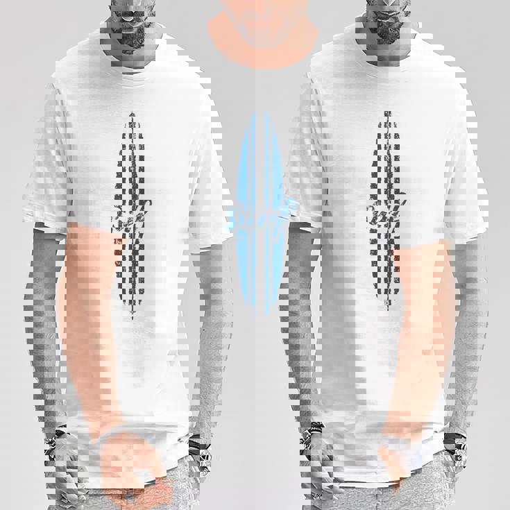 Surf サーフ サーフィン サーフボード サーファー波に乗る ヴィンテージ レトロ Tシャツ 面白い贈り物