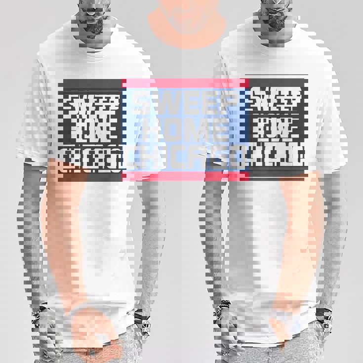 Sweep Home シカゴ野球 サウスサイド チータウン お土産 Tシャツ 面白い贈り物