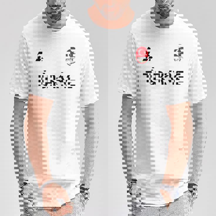 Turkiye トルコ国旗 トルコ オリンピック シューティング チーム スポーツ Tシャツ 面白い贈り物