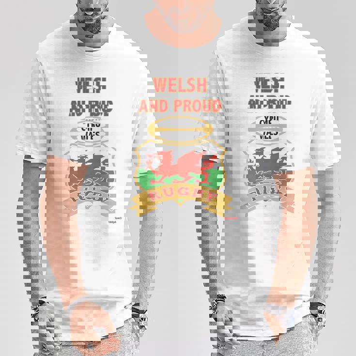 Welsh Dragon Wales ラグビートップ 長袖tシャツ Tシャツ 面白い贈り物