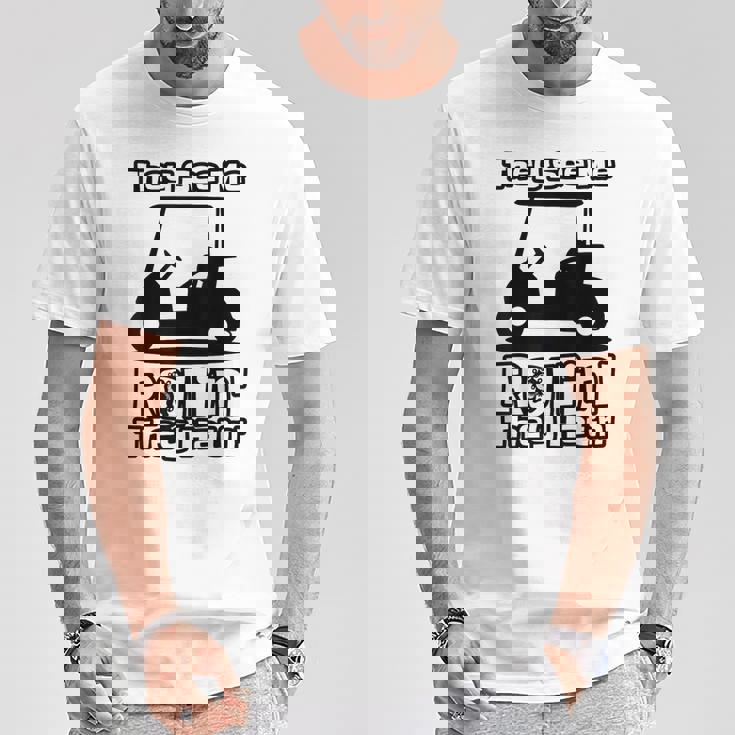 Theyee Me Rollin' They Hatin' & Golf Cart Tシャツ 面白い贈り物