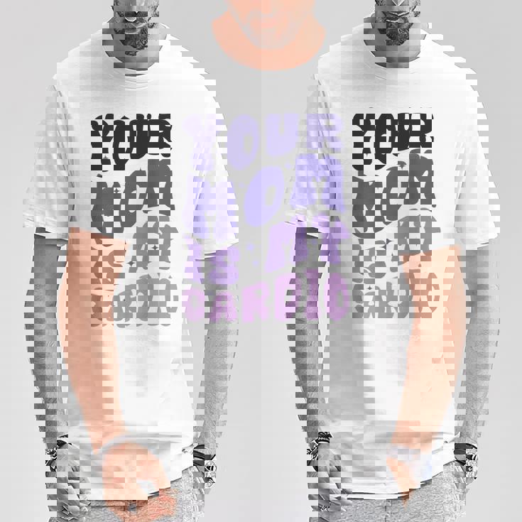 Your Mom Is My Cardio On Back 母の日 レディース メンズ Tシャツ 面白い贈り物